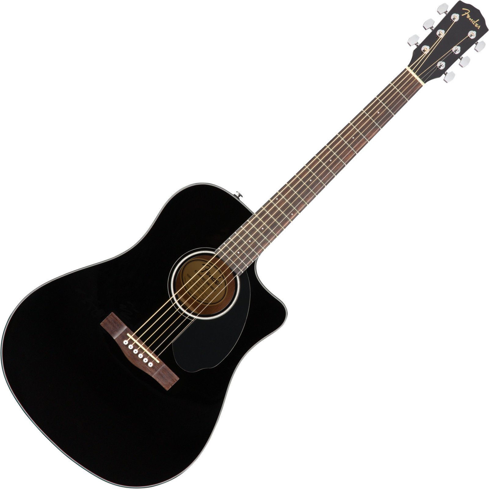 Elektroakustická kytara Dreadnought Fender CD-60SCE Černá