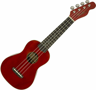 Soprano Ukulele Fender Venice WN CH Soprano Ukulele Cherry - 1