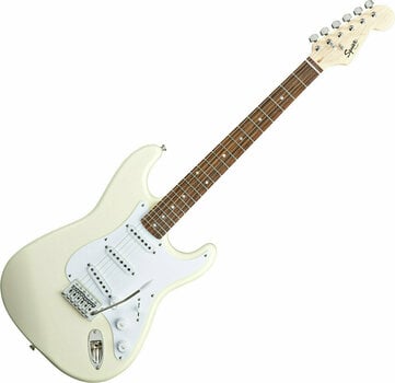 Електрическа китара Fender Squier Bullet Stratocaster Tremolo IL Arctic White - 1