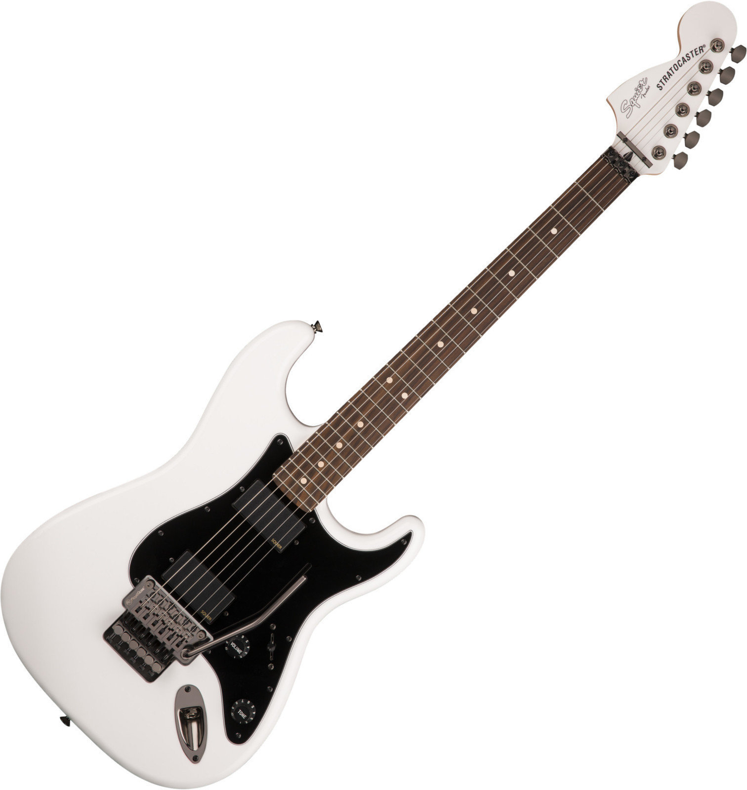 Elektrische gitaar Fender Squier Contemporary Strat HH LR Olympic White