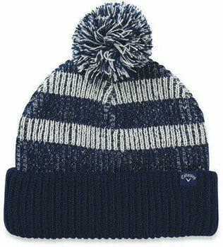 Winter Hat Callaway Pom Pom Beanie Navy/Grey - 1