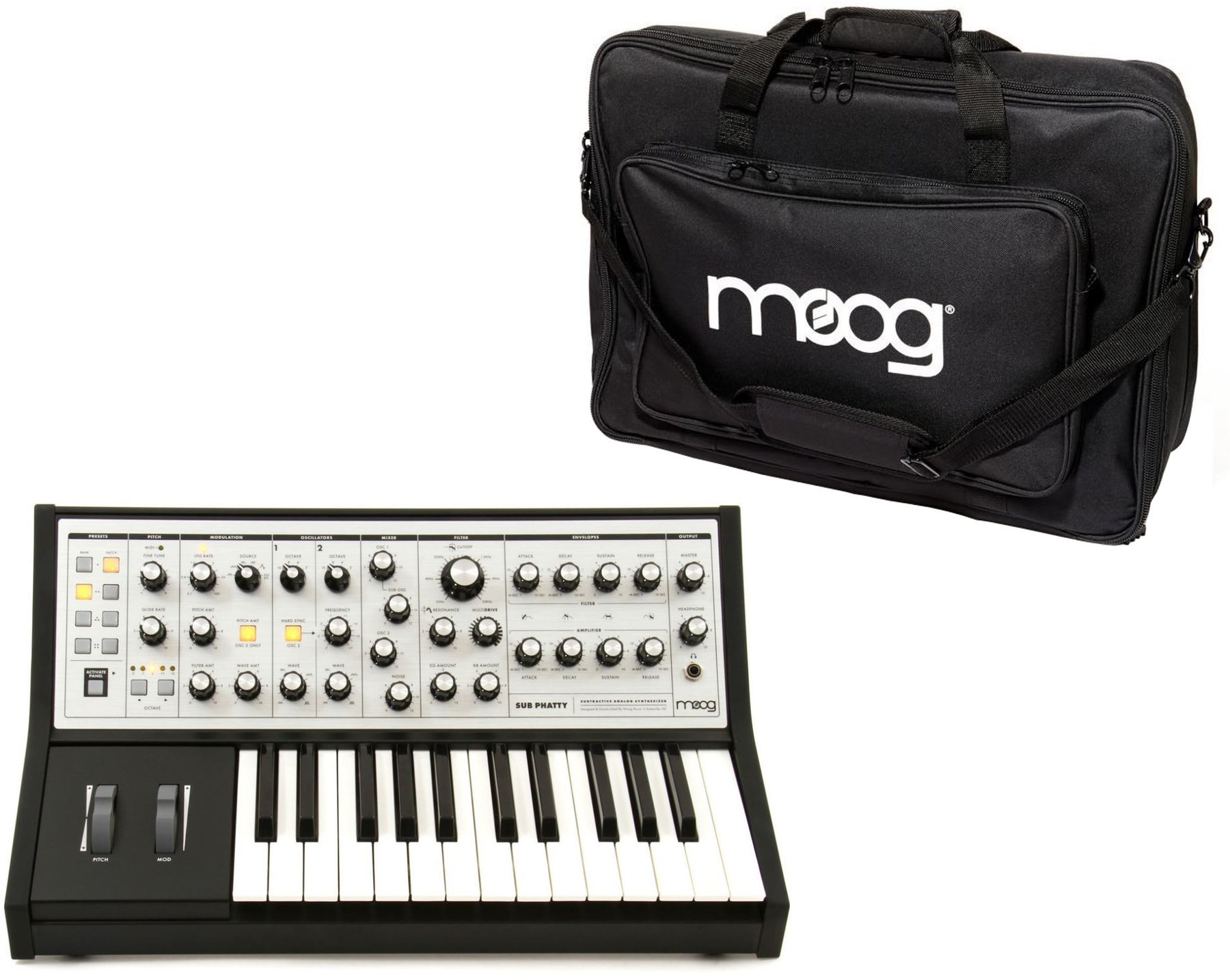 Synthétiseur MOOG MOOG Sub Phatty + Gig Bag SET