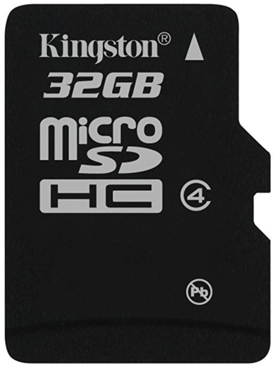 Speicherkarte Kingston 32GB microSDHC Class 4 Flash Card