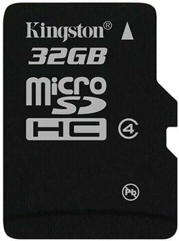 Scheda di memoria Kingston 32GB microSDHC Class 4 Flash Card - 1