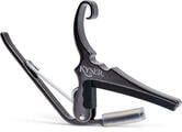 Kyser Quick-Change Black Chrome Acoustic Guitar Capo (Like new)