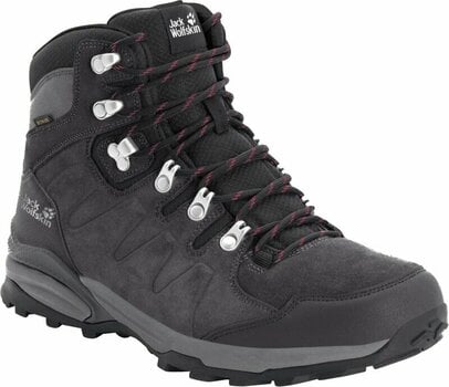 Dámské outdoorové boty Jack Wolfskin Refugio Texapore Mid W Dark Steel/Purple 38 Dámské outdoorové boty - 1