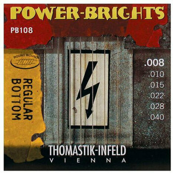 Cuerdas para guitarra eléctrica Thomastik PB108 - 1