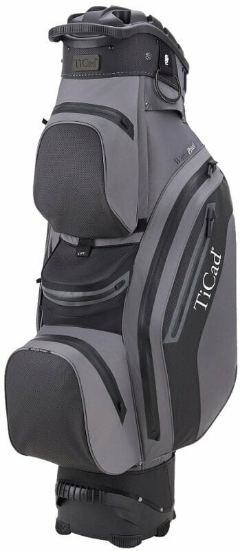 Sac de golf Ticad QO 14 Premium Water Resistant Canon Grey/Black Sac de golf