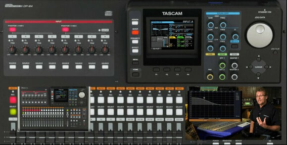 Učna programska oprema ProAudioEXP Tascam DP24/DP32 Video Training Course (Digitalni izdelek) - 1