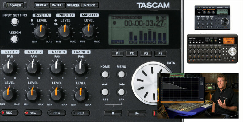 Educatieve software ProAudioEXP Tascam DP-004/006/008 Video Training Course (Digitaal product)