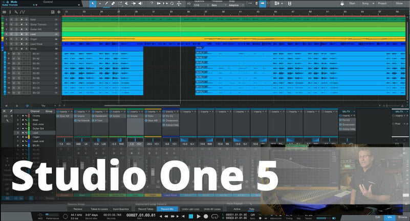 Výukový software ProAudioEXP Presonus Studio One 5 Video Training Course (Digitálny produkt)