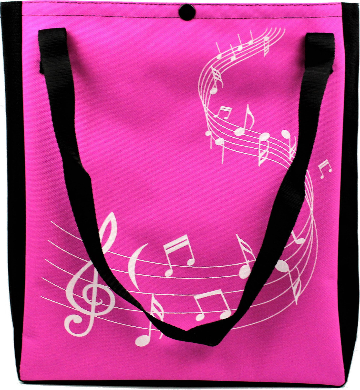 Plastic tas Hudební Obaly H-O TNKL6112 Melody Zwart-Pink
