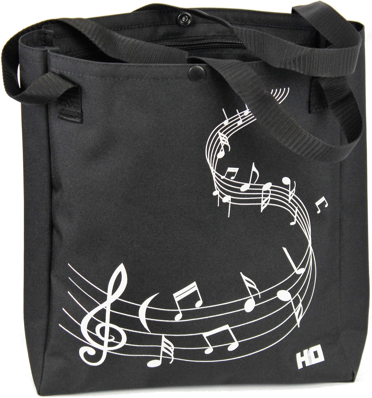 Shopping Bag Hudební Obaly H-O Melody Black-Black