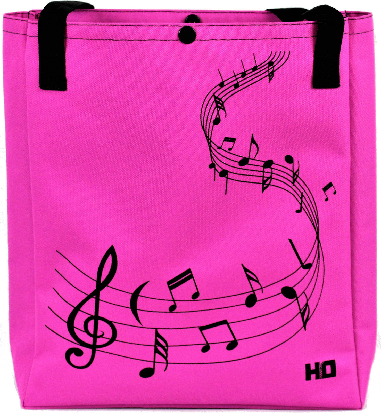 Saco de compras Hudební Obaly H-O TNKLL122 Melody Preto-Pink