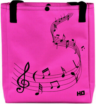 Τσάντα για ψώνια Hudební Obaly H-O TNKLL122 Melody Μαύρο-Ροζ - 1