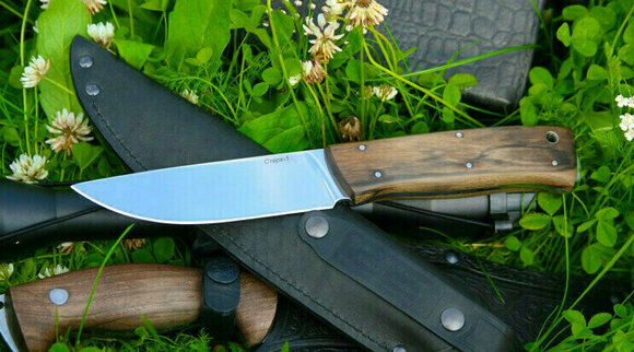 Tourist Knife Kizlyar Sterkh 1 Wood - 1