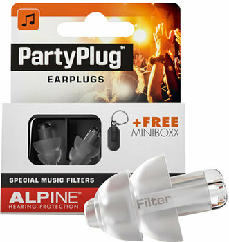 Alpine PartyPlug Transparent Earplugs -