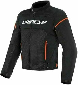 Textile Jacket Dainese Air Frame D1 Tex Black/White/Fluo Red 46 Textile Jacket - 1
