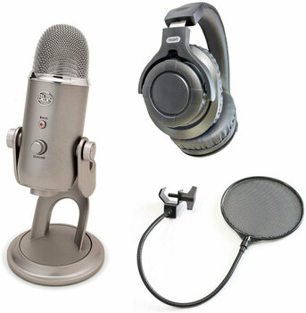 USB mikrofon  Blue Microphones Blue Microphones Yeti Platinum Youtuber SET - 1