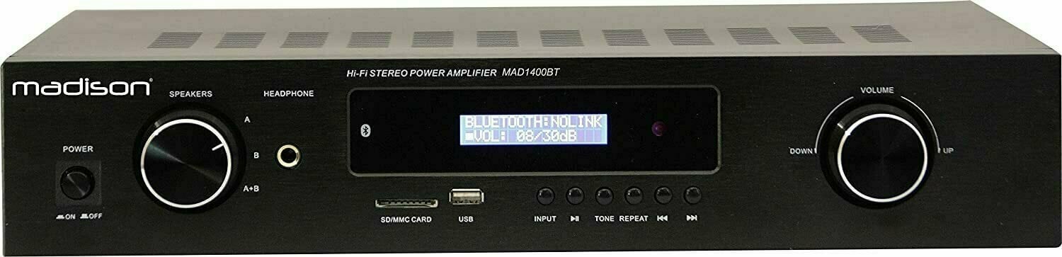 Hi-Fi AV Receiver
 Madison MAD 1400BT Černá