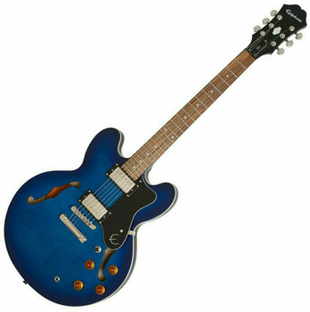 Semi-akoestische gitaar Epiphone Dot Deluxe Blueberry Burst - 1