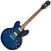 Guitarra semi-acústica Epiphone Dot Deluxe Blueberry Burst