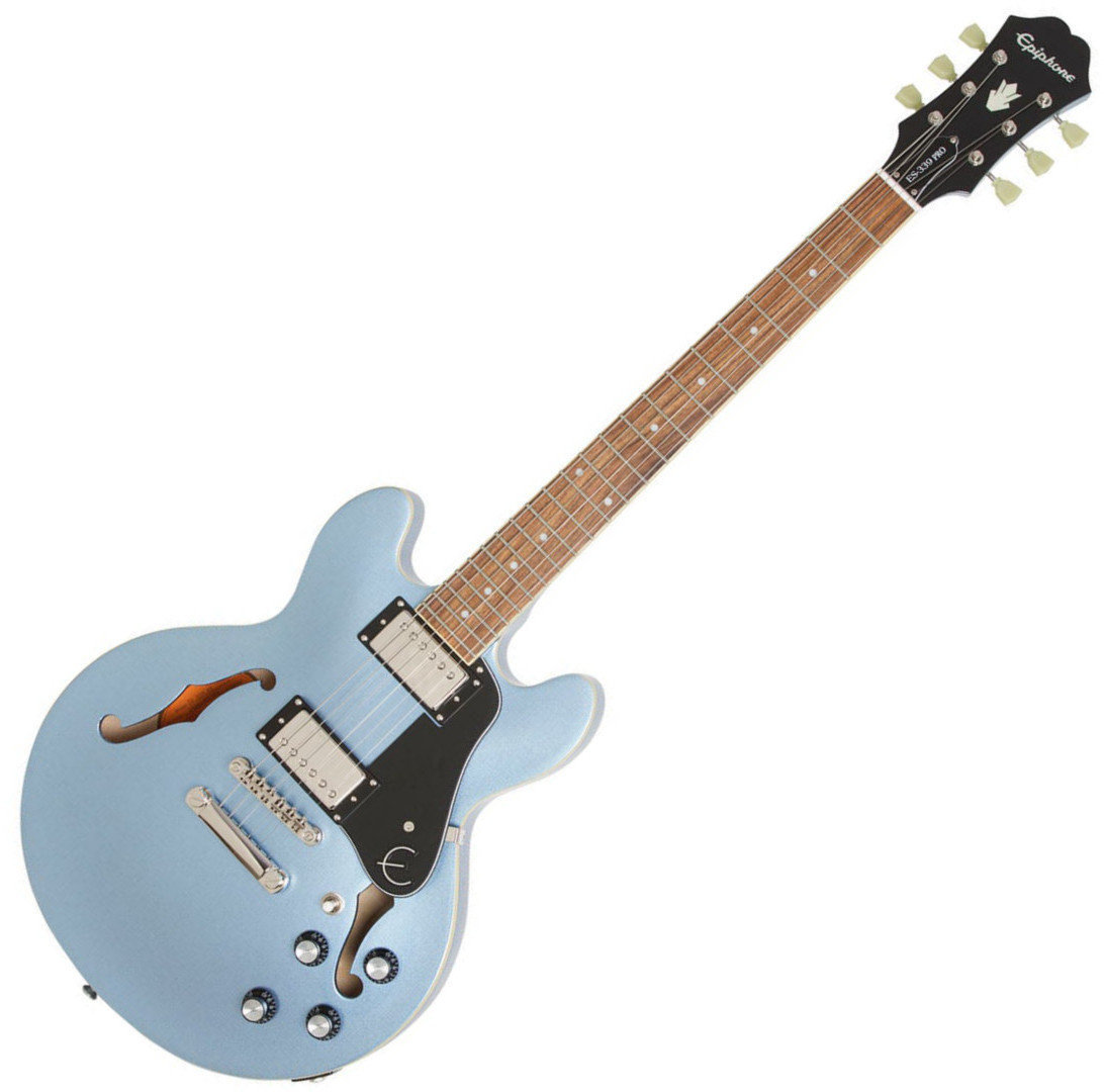 Halbresonanz-Gitarre Epiphone ES-339 Pro Pelham Blue