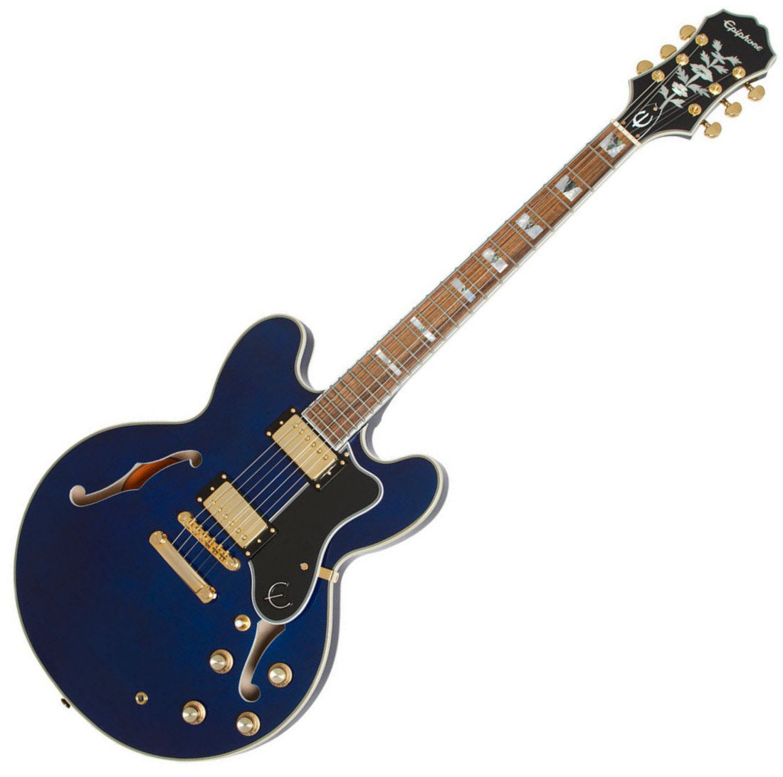 Semi-akoestische gitaar Epiphone Sheraton-II Pro Midnight Sapphire