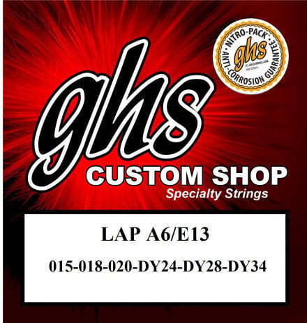 Corzi de chitară GHS Lap Steel Strings 15-34
