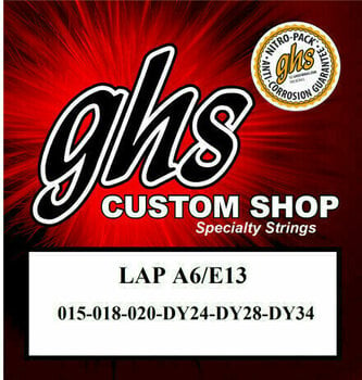 Struny do gitary GHS Lap Steel Strings 15-34 - 1