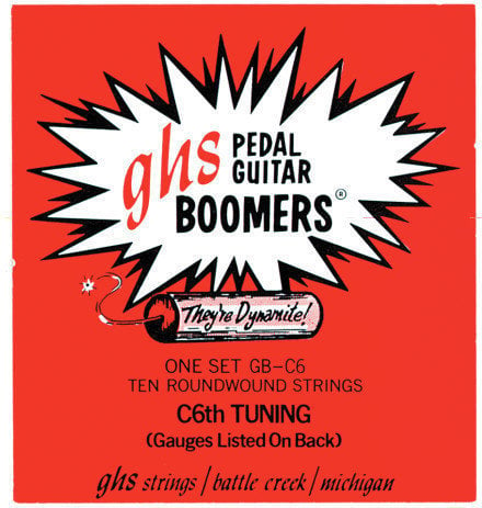Struny pre gitaru GHS Boomers Pedal Steel 15-70