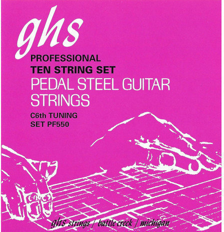 Guitar strings GHS PF550 015-070