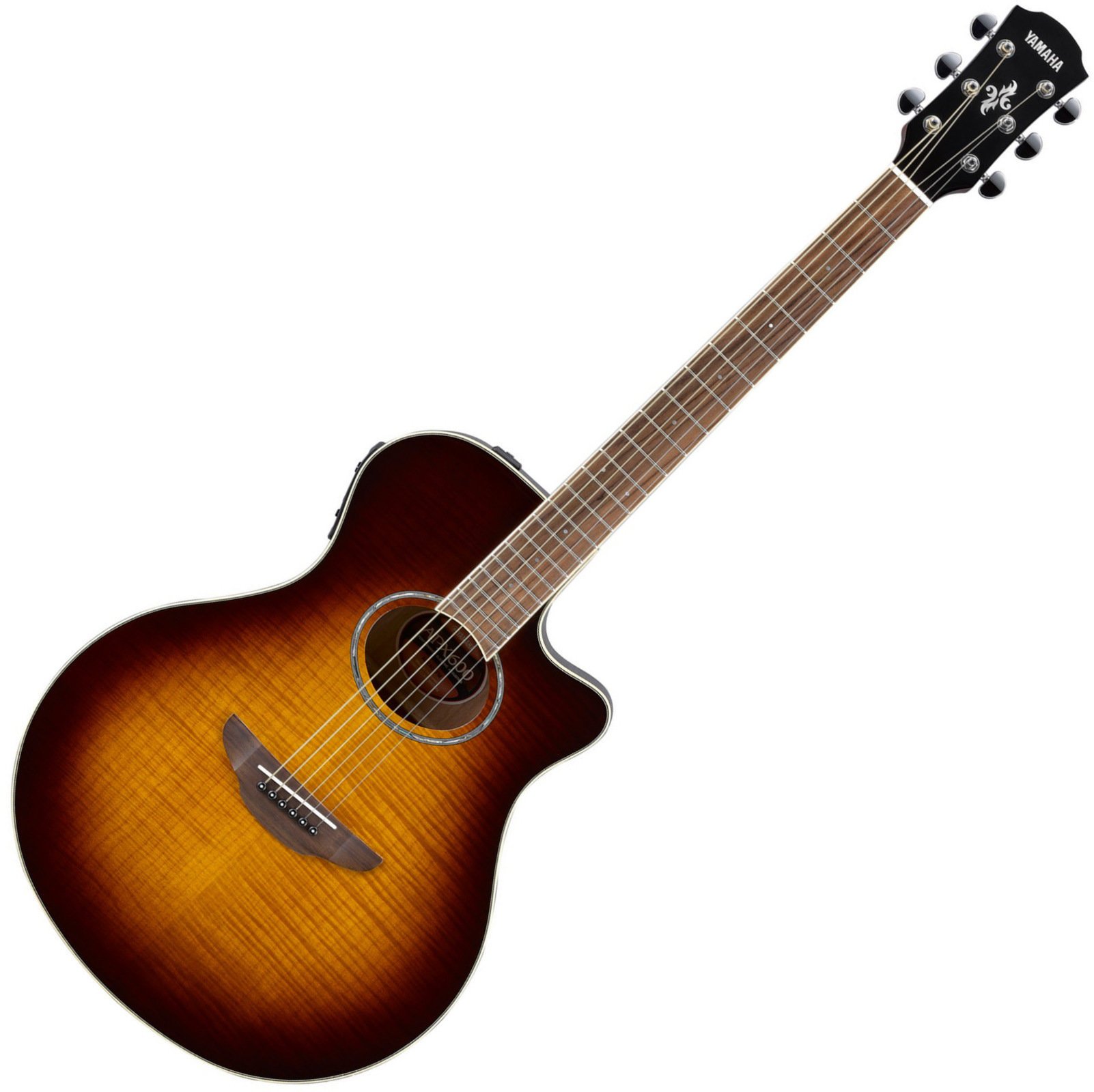 elektroakustisk guitar Yamaha APX600FM Tabacco Brown Sunburst