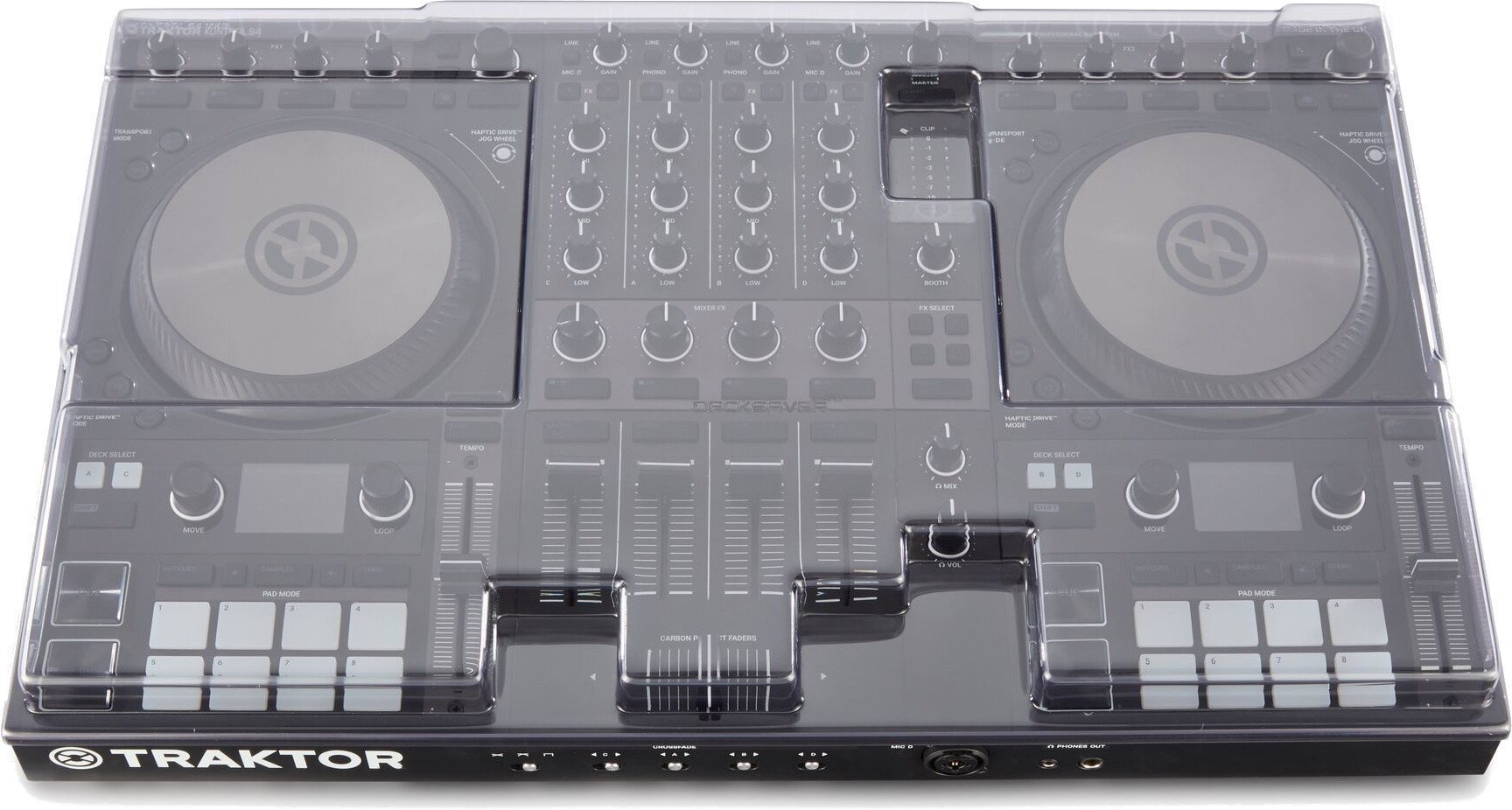 Protective cover fo DJ controller Decksaver Native Instruments Kontrol S4 MK3