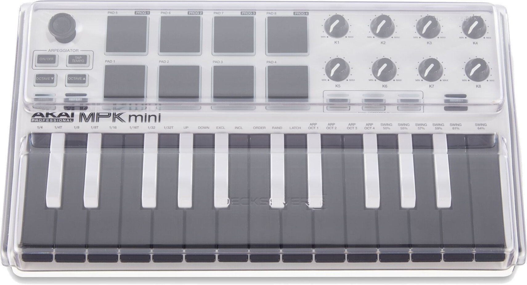 Keyboardabdeckung aus Kunststoff
 Decksaver LE Akai Professional MPK Mini MK2