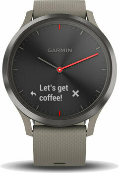 Zegarek smart Garmin vívomove HR Sport Black/Sandstone - 1
