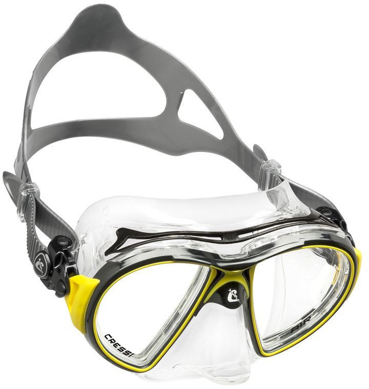 Maska do nurkowania Cressi Air Crystal/Black Yellow