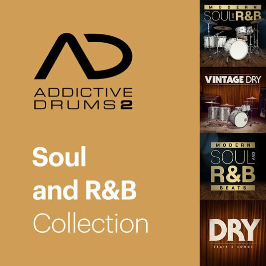 Logiciel de studio Instruments virtuels XLN Audio Addictive Drums 2: Soul & R&B Collection (Produit numérique)