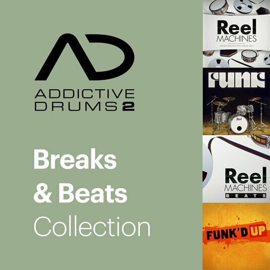Logiciel de studio Instruments virtuels XLN Audio Addictive Drums 2: Breaks & Beats Collection (Produit numérique)