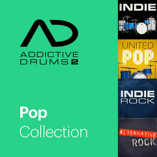 Logiciel de studio Instruments virtuels XLN Audio Addictive Drums 2: Pop Collection (Produit numérique)