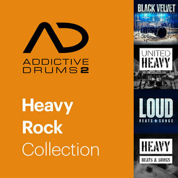 Software de estúdio de instrumentos VST XLN Audio Addictive Drums 2: Heavy Rock Collection (Produto digital) - 1