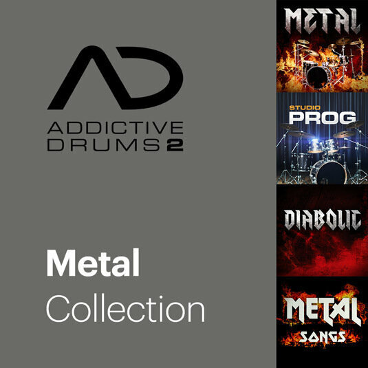 Logiciel de studio Instruments virtuels XLN Audio Addictive Drums 2: Metal Collection (Produit numérique)