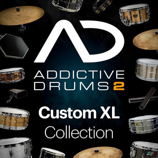 Software de estudio de instrumentos VST XLN Audio Addictive Drums 2: Custom XL Collection (Producto digital)