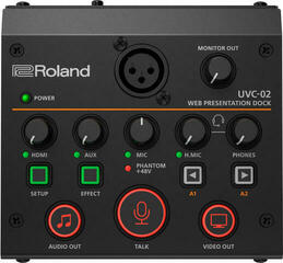 Konsola do miksowania wideo Roland UVC-02 Web Presentation Dock Konsola do miksowania wideo
