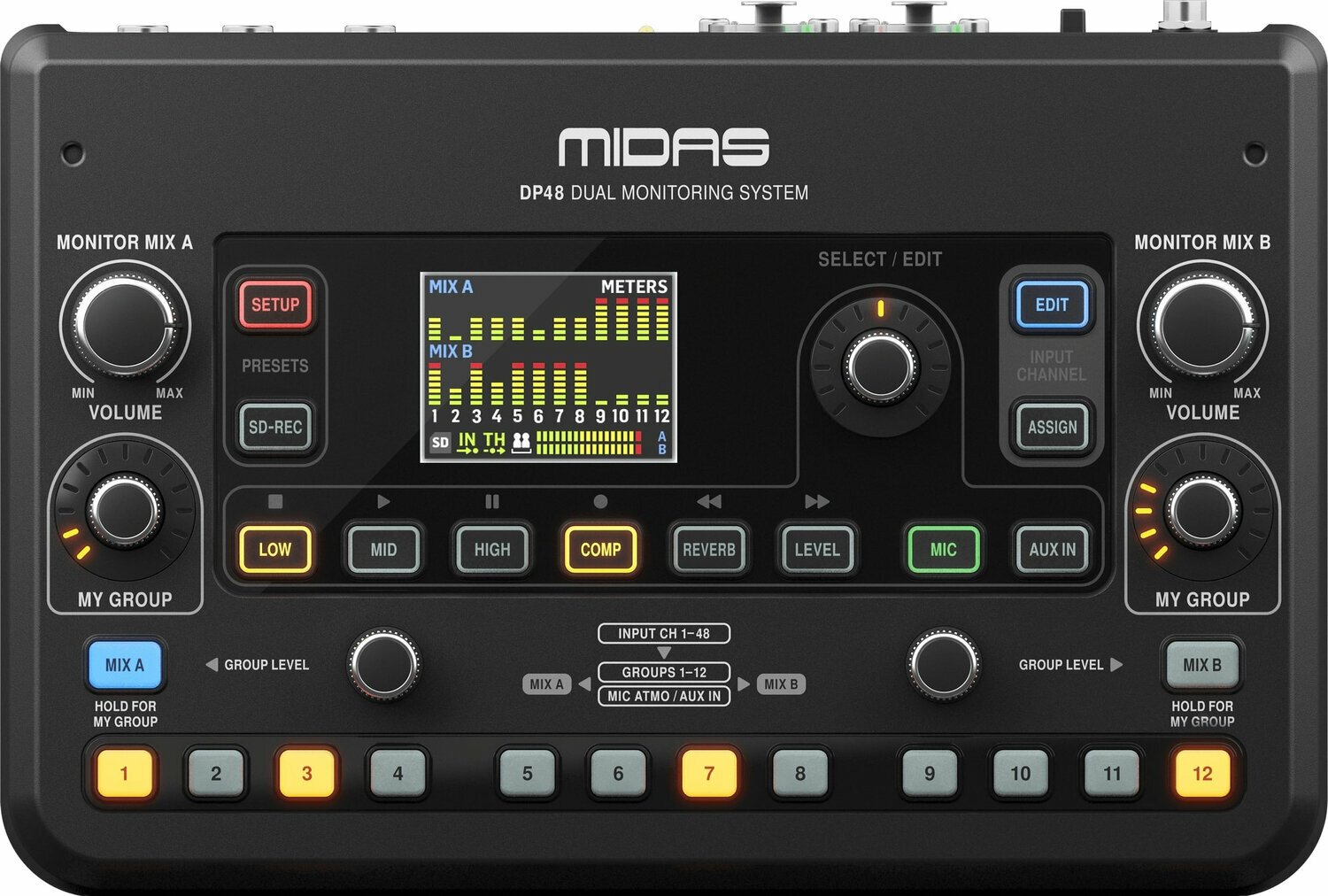 Table de mixage numérique Midas DP48 Table de mixage numérique