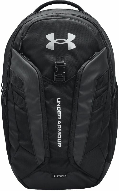 Lifestyle Backpack / Bag Under Armour UA Hustle Pro Black/Black/Metallic Silver 31,5 L Backpack
