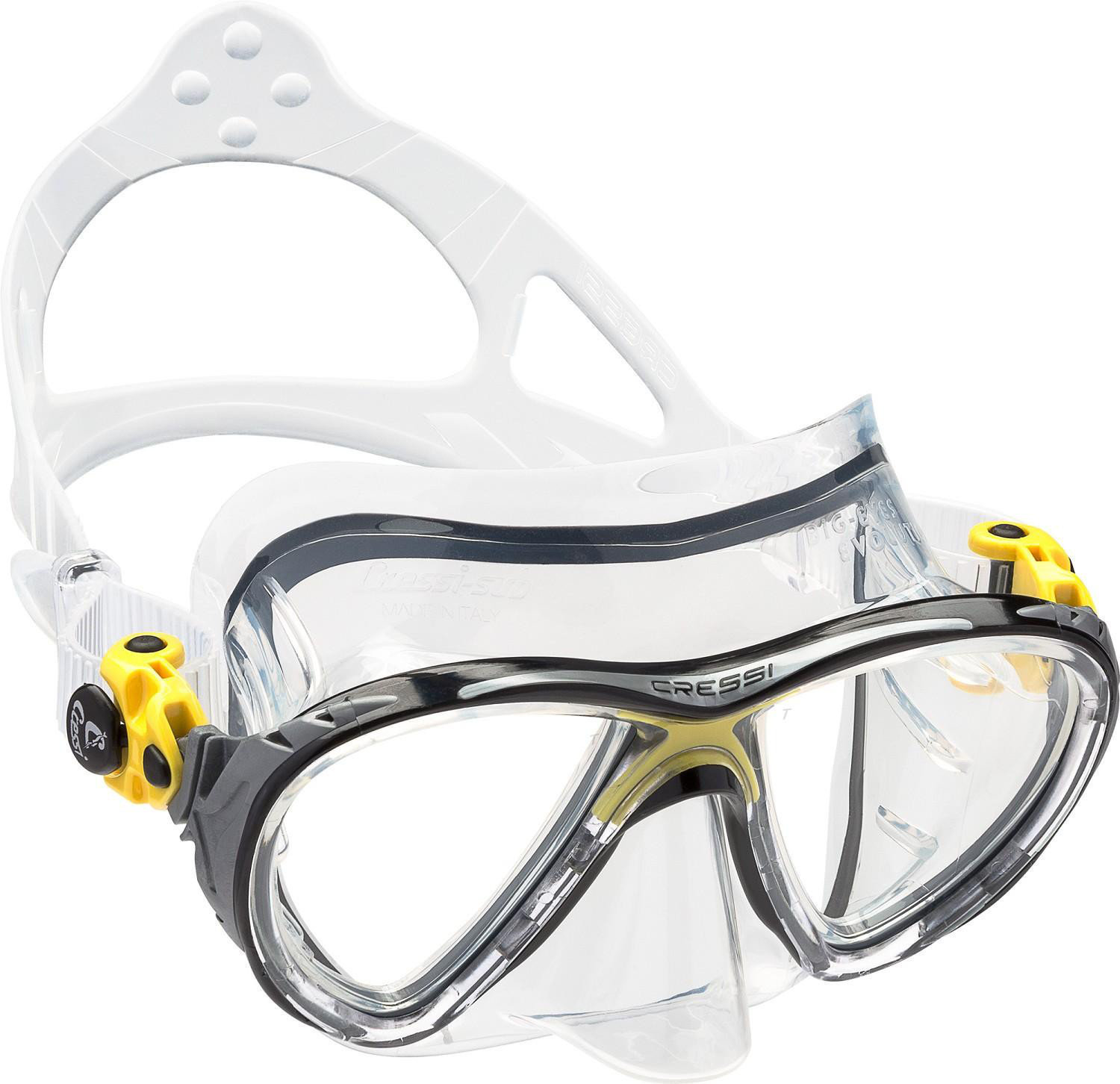 Diving Mask Cressi Big Eyes Evolution Clear/Yellow