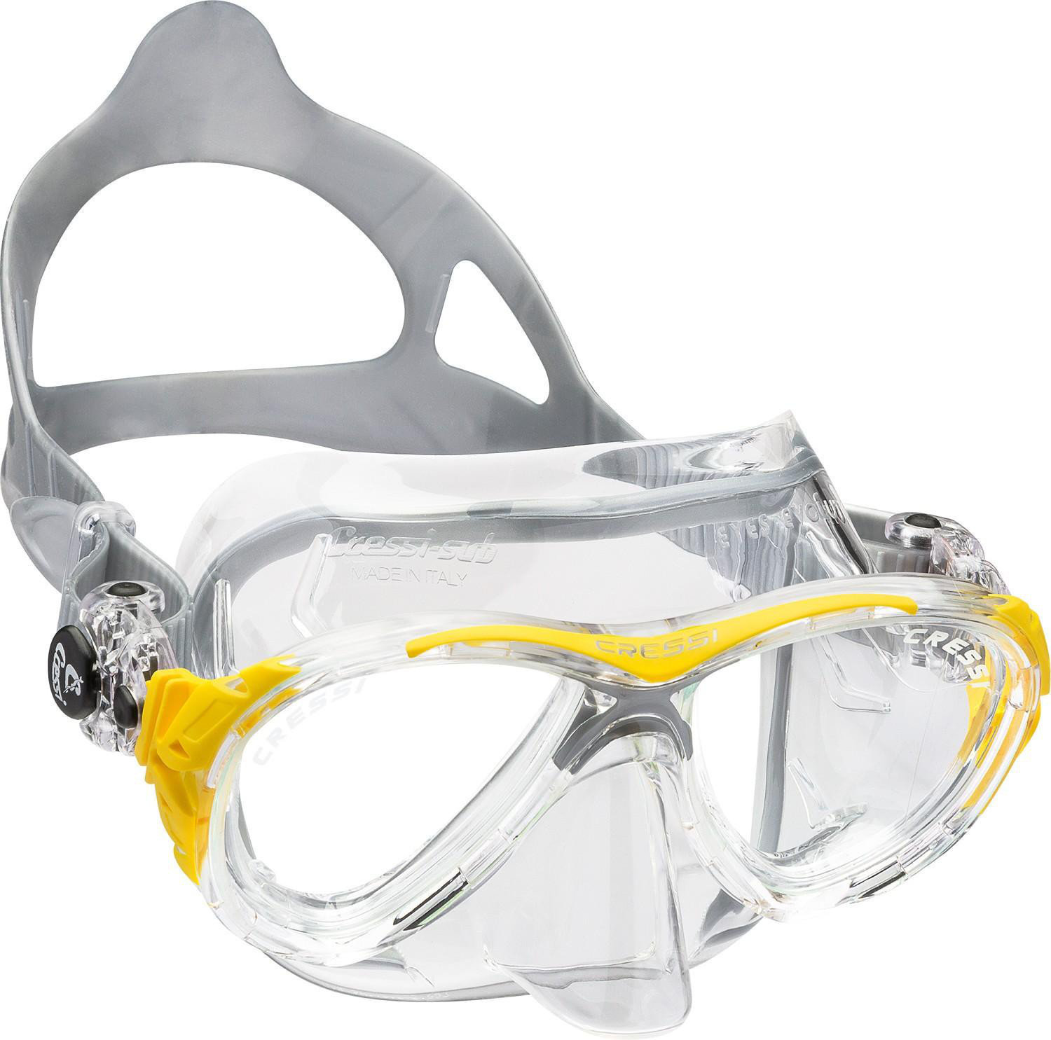 Potápačská maska Cressi Eyes Evolution Crystal/Yellow