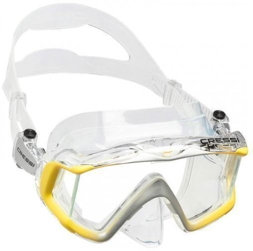 Potápačská maska Cressi Liberty Triside Clear/Yellow
