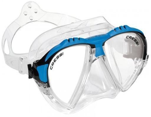 Tauchermaske Cressi Matrix Clear/Blue